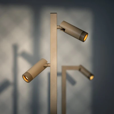 Afbeelding van ETH Miller Vloerlamp 2x E27 mat zand