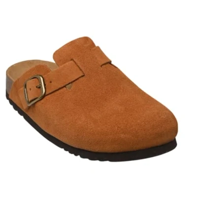 Afbeelding van Scholl FAE Muiltjes, Dames, Maat: 39, Cognac Leer