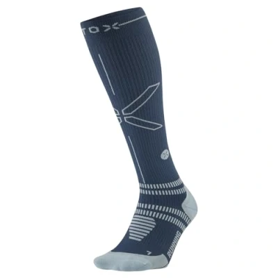 Afbeelding van STOX Energy Socks, Hardloopsokken voor heren, compressieklasse 23 32 mmHg, dun voetbed, compressiekousen, hardloopcompressiesokken, steunkousen, trombosekousen, compressiesokken