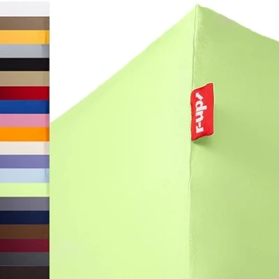 Afbeelding van r up Hoeslakens 180 x 200 220 tot 35 cm hoogte, vele kleuren 100% katoen, 130 g/m², Oeko Tex, stressvrij, ook voor boxspringbedden (robijnrood)