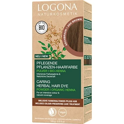 Afbeelding van Logona Haarkleuring 08 asbruin 100 g