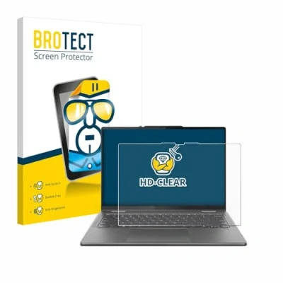 Afbeelding van BROTECT Screenprotector voor Lenovo Yoga 7i 2 in 1 Gen 9 14&quot; Folie Beschermfolie transparant