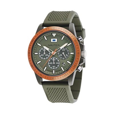Afbeelding van Nautica One Chronograaf, Heren, Maat: Size, Green