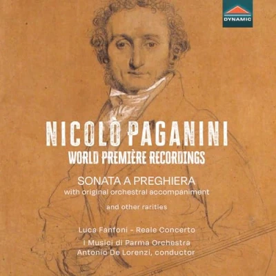 Afbeelding van Luca Fanfoni, I Musici Di Parma Orchestra, Antonio De Lorenzi Paganini: Sonata A Preghiera (CD)