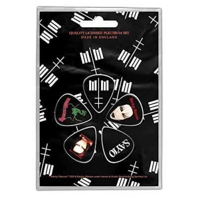 Afbeelding van Marilyn Manson MM Plectrum Set van 5 Multicolours