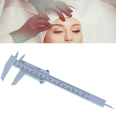 Afbeelding van Wenkbrauw Liniaal, Tattoo Liniaal Sjabloon Herbruikbare Permanente Wenkbrauwen, Positioneringsliniaal For Voor Make Up En Wenkbrauwen