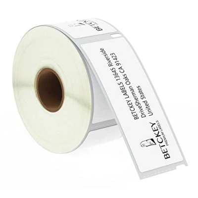 Afbeelding van BETCKEY Etiketten Vervanging voor DYMO 99012(S0722400), 36mm x 89mm, 260 Grote Adreslabels Compatibel met Labelwriter 450 en 4XL, 1 Rol