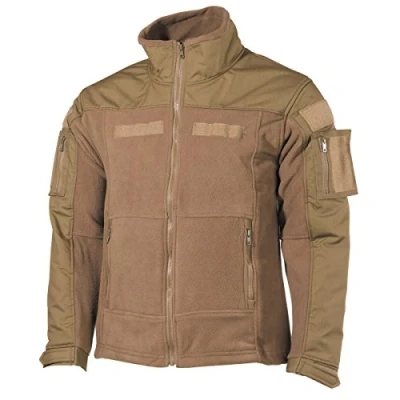 Afbeelding van MFH Heren US Combat Fleece Jassen Coyote maat 3XL