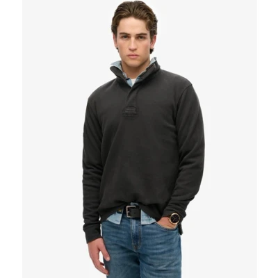 Afbeelding van Superdry Longsleeve, Heren, Maat: Large, Washed black