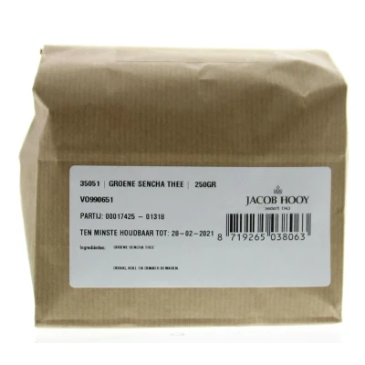 Afbeelding van Jacob Hooy Groene Sencha Thee, 250 gram