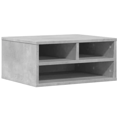 Afbeelding van Printerkastje 49x40x22,5 cm bewerkt hout betongrijs