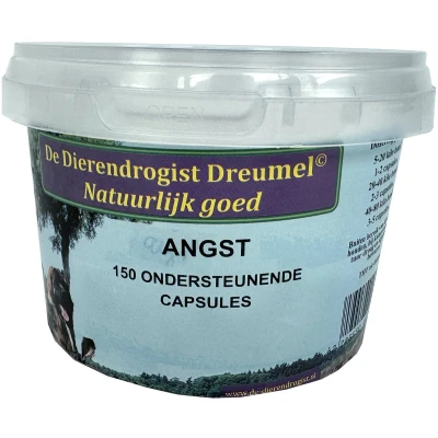 Afbeelding van Dierendrogist Angst Verminderende Capsules voor Honden 150ST Ondersteuning bij Langdurig Gebruik Veilig en Natuurlijk