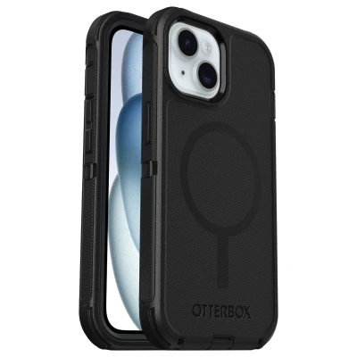 Afbeelding van OtterBox Defender Series MagSafe Hoes voor iPhone 15/iPhone 14/iPhone 13, schokbestendig, valbestendig, ultrastevig, beschermende hoes, 7x getest volgens militaire standaard, Zwart
