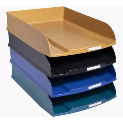 Afbeelding van Exacompta Ref. 111505SETD 1 set van 4 Combo Styli Neo Deco brievenbakjes in verschillende kleuren