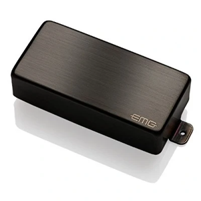 Afbeelding van EMG 81 7H Brushed zwart Chrome actief, 7saiter Pickup voor 7 string gitaren