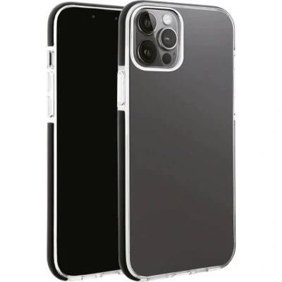 Afbeelding van Vivanco Rock Solid Backcover Apple iPhone 13 Pro Max Transparant, Zwart Inductieve lading, Stootbestendig