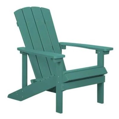 Afbeelding van Beliani Tuinstoel ADIRONDACK Groen kunsthout
