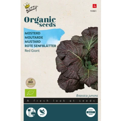 Afbeelding van Mosterd Red Giant Buzzy Organic (BIO)
