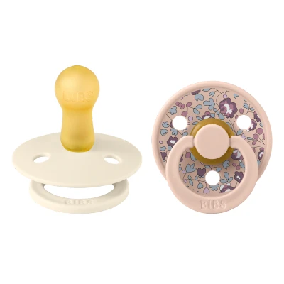 Afbeelding van Bibs x Liberty Eloise Blush Mix 0 6 mnd 2 Stuks Fopspeen 11011102