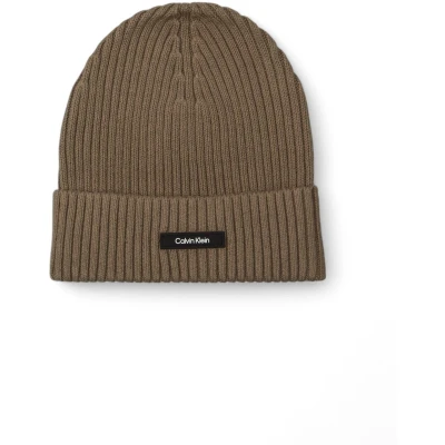 Afbeelding van Calvin Klein Classic Beanie Unisex Muts, Maat: One Size, Brindle