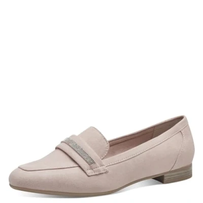Afbeelding van Marco Tozzi Instappers, Dames, Maat: 39, Powder Textiel