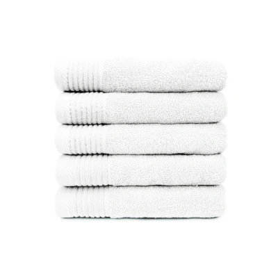 Afbeelding van 5 x The One Towelling handdoek Deluxe 50x100 Wit
