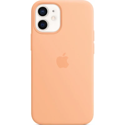 Afbeelding van Apple siliconenhoesje met MagSafe iPhone 12 mini cantaloupe