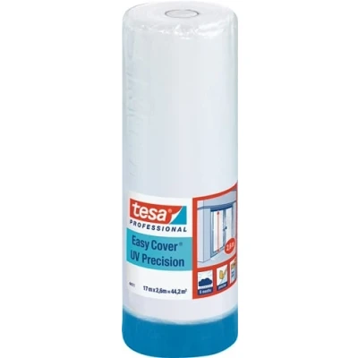 Afbeelding van Tesa professional easy cover uv precision 2 in 1 2600 mm x 17 meter, creme