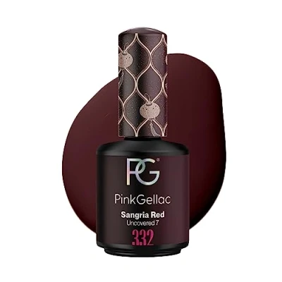 Afbeelding van Pink Gellac 332 Sangria Red gel nagellak 15 ml
