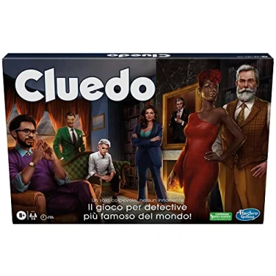 Afbeelding van Hasbro Gaming Cluedo Classico Refresh, blikjes, geheime spellen, onderzoeksspellen voor kinderen en volwassenen