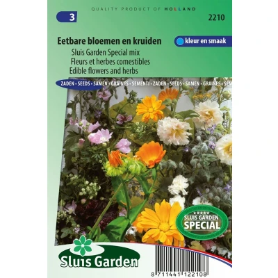 Afbeelding van Sluis Garden Mengsel Eetbare Bloemen en Kruiden