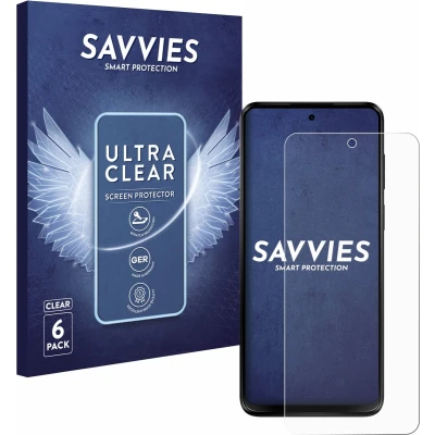 Afbeelding van Savvies Screenprotector voor Motorola Moto G23 Folie Beschermfolie transparant (6 Stuks)