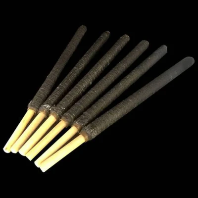 Afbeelding van Wax fakkels set van 6 stuks voor wandel en looptochten (wasfakkels 60 min)