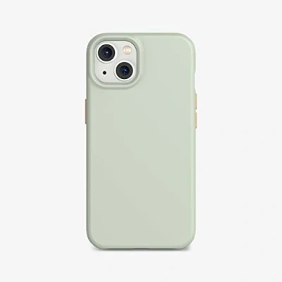 Afbeelding van Tech21 Eco Slim voor iPhone 13 Biologisch afbreekbaar telefoonhoesje met 3 m Multi Drop Protection Groen