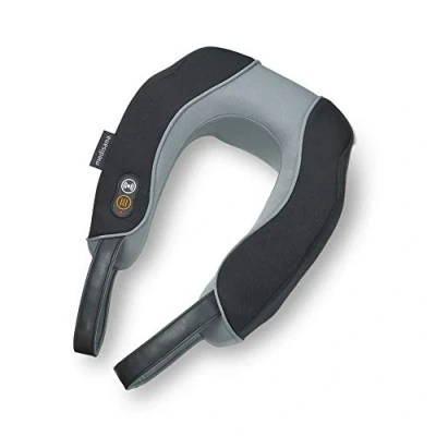 Afbeelding van medisana NM 868 Nekmassagekussen met vibratiemassage, verbeterde warmtefunctie, vibratiemassage voor nek en schouder, nekkussen op batterijen thuis, kantoor of onderweg