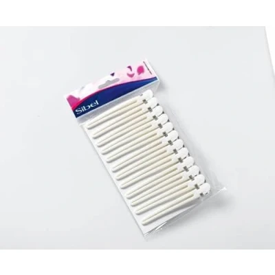 Afbeelding van Clip Aluminium Plastic Wit 12 Stk