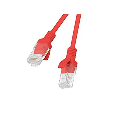 Afbeelding van Lanberg PCU5 10CC 0300 R netwerkkabel Rood 3 m Cat5e U/UTP (UTP)