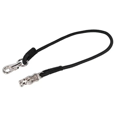 Afbeelding van Kerbl Vastzettouw Rubber Zwart 90cm