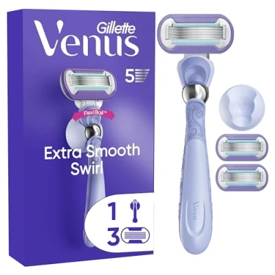 Afbeelding van Gillette Venus Swirl Scheersysteem met Flexiball Technologie + 3 Scheermesjes