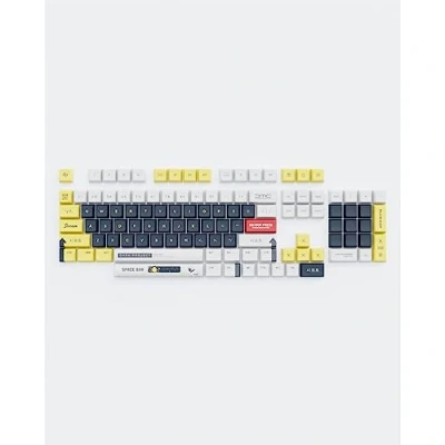 Afbeelding van Dark Project KS 2036 PBT keycaps, ENG Wit/Geel
