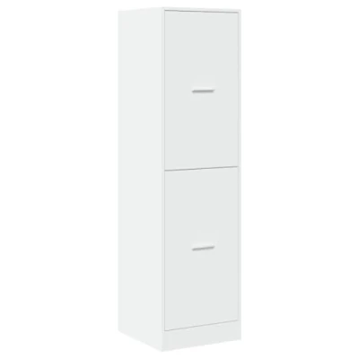 Afbeelding van vidaXL Apothekerskast 40x41x144,5 cm bewerkt hout wit