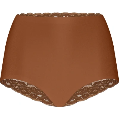 Afbeelding van ten Cate Secrets high waist met kant pecan voor Dames Maat XXL