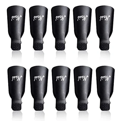 Afbeelding van Liuxn 10 Stuks Acryl Nagel Art Soak Off Clip Cap UV Gel Polish Remover Wrap Tool (zwart)