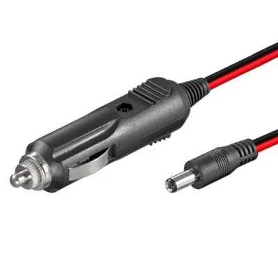 Afbeelding van Bolwins H37S Autolader, sigarettenaanstekeradapter met schakelaar, 12 V 5 A, DC netsnoer 5,5 x 2,1 mm stekker voor camera, CCTV, autokoelkast