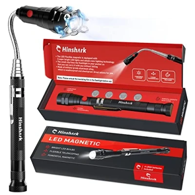 Afbeelding van Hinshark Cadeau voor Mannen/Vrouwen, Adventskalender Mannen LED Telescopische Magneet Cadeau, Cadeautjes Mannen, Gadgets Sinterklaas