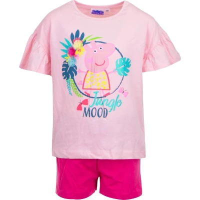 Afbeelding van Peppa Pig Pyjama / Shortama Roze Katoen Maat 116 (6 Jaar)