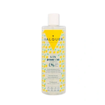 Afbeelding van Valquer Preventieve shampoo voor kinderen delicate bescherming tegen luizen, zachte formule met natuurlijke ingrediënten, ideaal dagelijks gebruik, verzorgt de gevoelige hoofdhuid, 400 ml