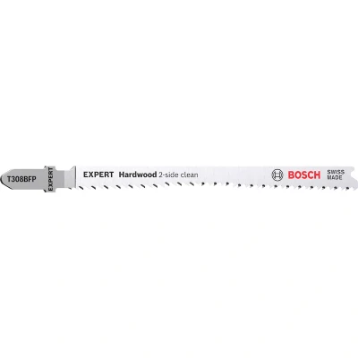 Afbeelding van Bosch Decoupeerzaagblad Extra Clean and Precision for Wood T 308 BFP blister van 5 zaagjes