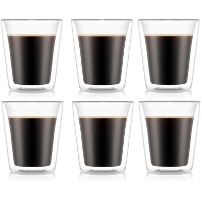 Afbeelding van Bodum set van 6 dubbelwandige canteen glazen 0,2 l transparant
