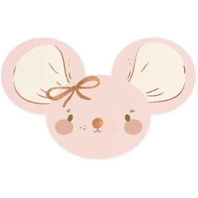 Afbeelding van Partydeco Servetten mouse (20 stuks)